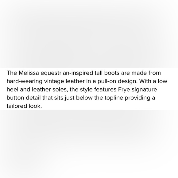 Frye Tall Black Melissa Boot Size 9B - Picture 2 of 13